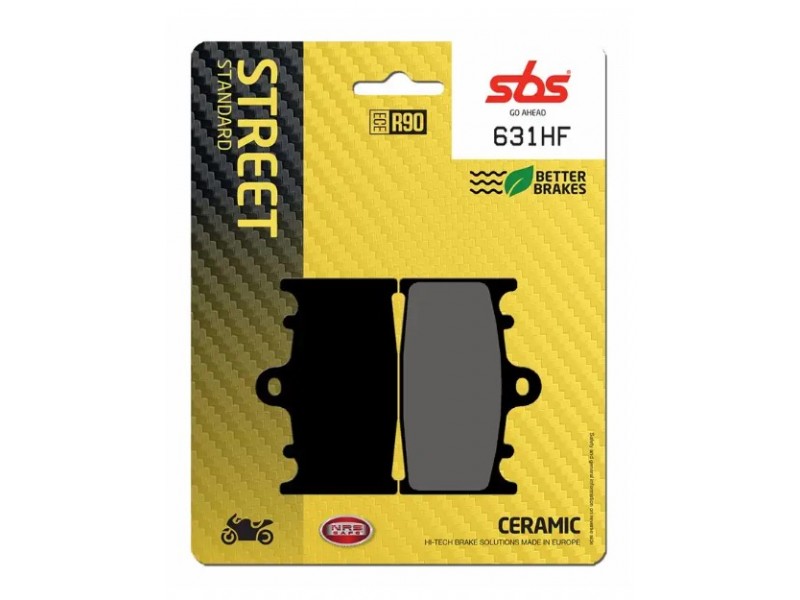 Гальмівні колодки SBS Standard Brake Pads, Ceramic 631HF